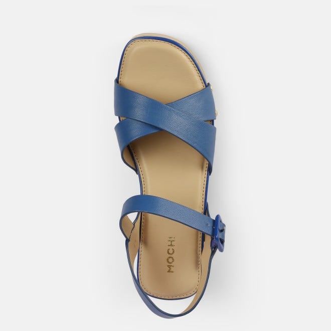 Mochi Women Blue Casual Sandals (SKU: 33-1208-45-36)