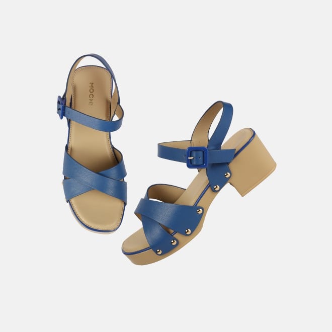 Mochi Women Blue Casual Sandals (SKU: 33-1208-45-36)