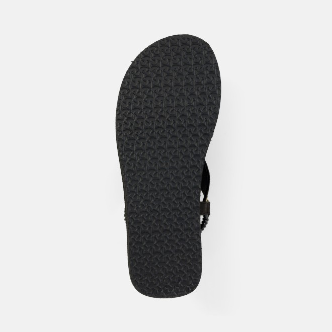 Mochi Women Black Casual Sandals (SKU: 33-1219-11-36)