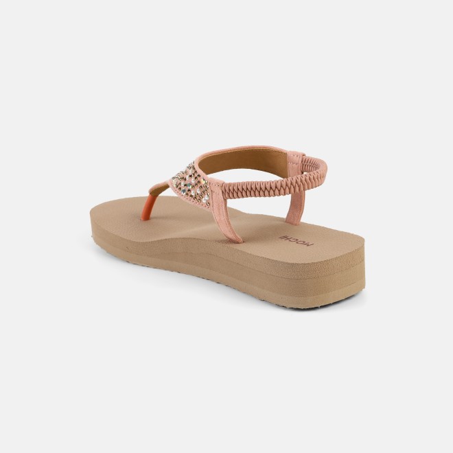 Mochi Women Rose-gold Casual Sandals (SKU: 33-1219-52-36)