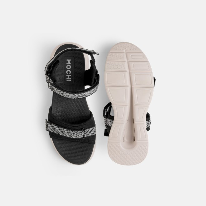 Mochi Women Black Casual Sandals (SKU: 33-1221-11-36)