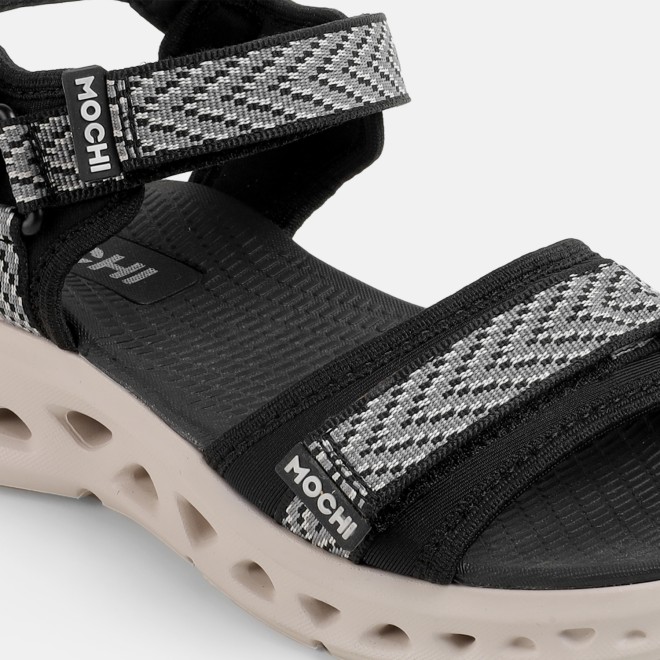 Mochi Women Black Casual Sandals (SKU: 33-1221-11-36)
