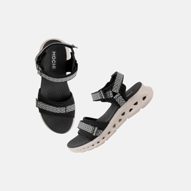 Mochi Women Black Casual Sandals (SKU: 33-1221-11-36)
