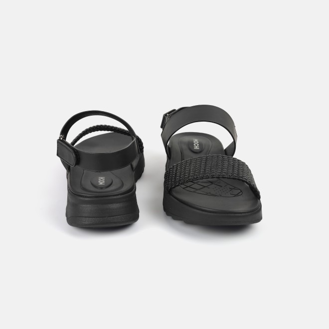 Mochi Women Black Casual Sandals (SKU: 33-1223-11-36)