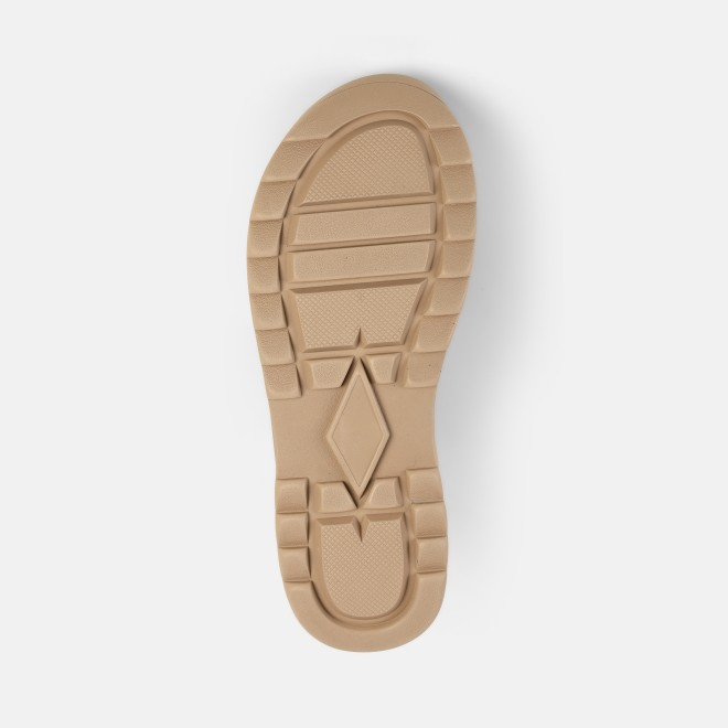Mochi Women Beige Casual Sandals (SKU: 33-1223-20-36)