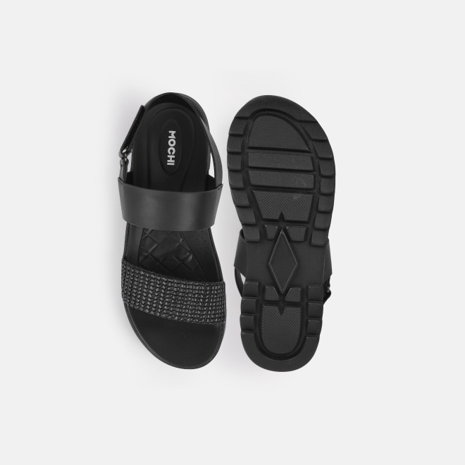 Mochi Women Black Casual Sandals (SKU: 33-1223-11-36)