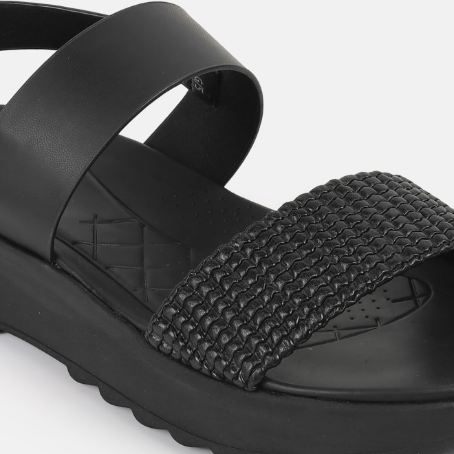 Mochi Women Black Casual Sandals (SKU: 33-1223-11-36)
