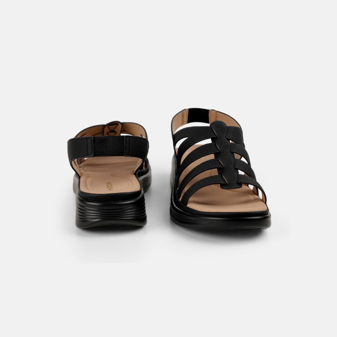 Mochi Women Black Casual Sandals (SKU: 33-1227-11-36)