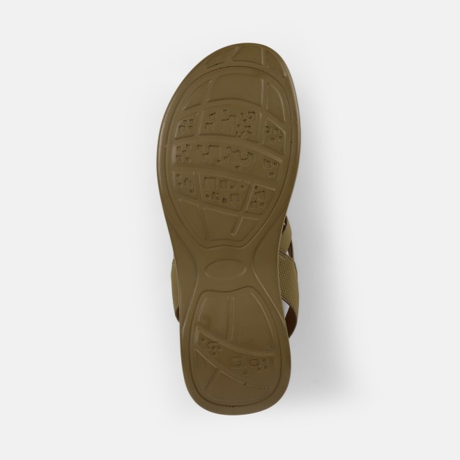Mochi Women Khaki Casual Sandals (SKU: 33-1227-62-40)