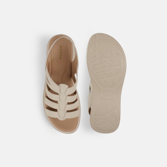 Mochi Women Off-white Casual Sandals (SKU: 33-1227-66-39)