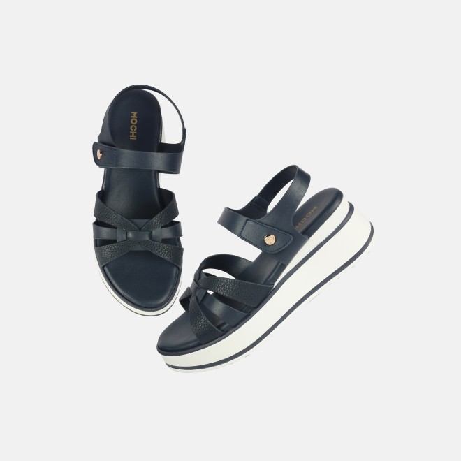 Mochi Women Blue Casual Sandals (SKU: 33-1228-45-36)