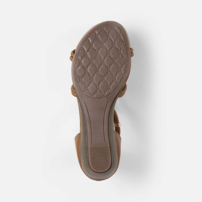 Mochi Women Beige Casual Gladiators (SKU: 33-1229-20-36)