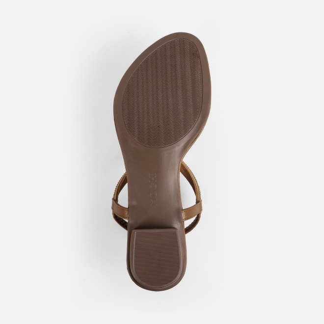 Mochi Women Antic-gold Casual Sandals (SKU: 33-1233-28-36)