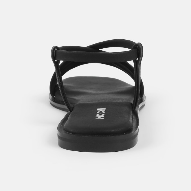 Mochi Women Black Casual Sandals (SKU: 33-1234-11-36)