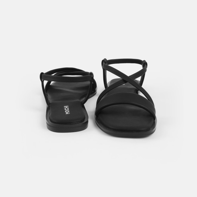 Mochi Women Black Casual Sandals (SKU: 33-1234-11-36)