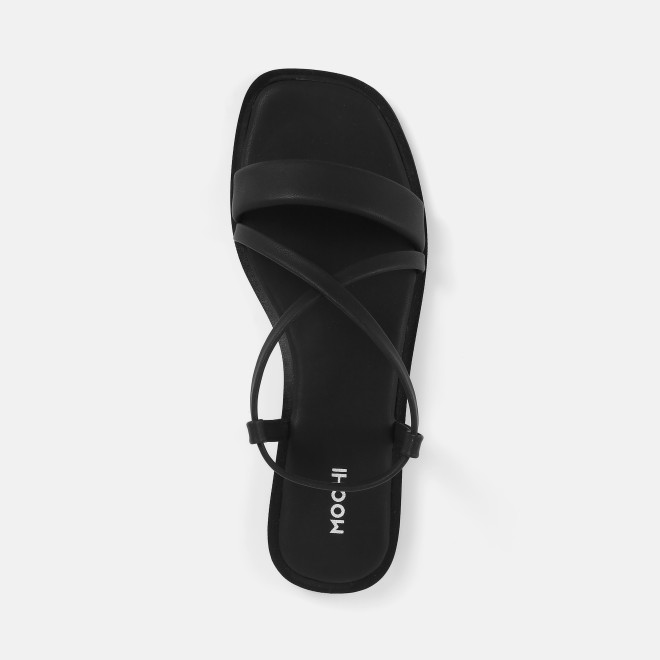 Mochi Women Black Casual Sandals (SKU: 33-1234-11-36)