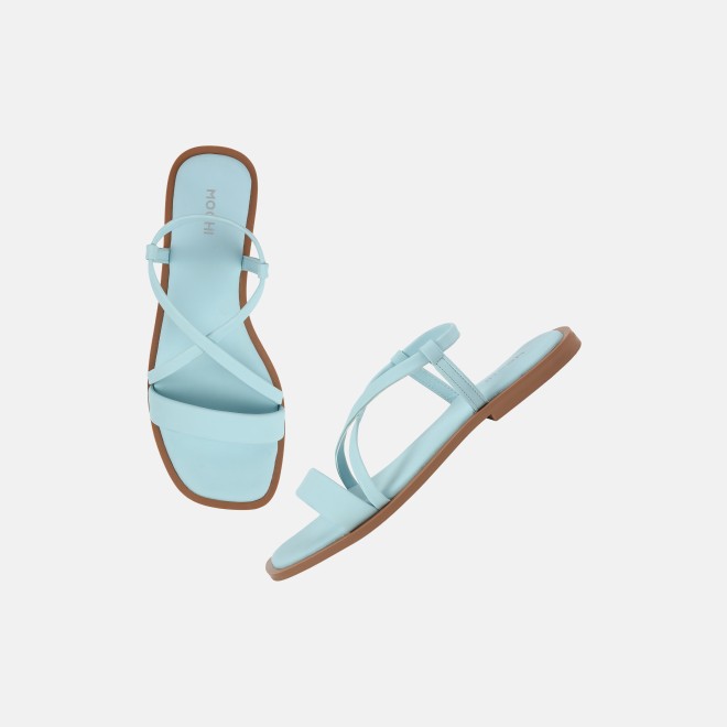 Mochi Women Blue Casual Sandals (SKU: 33-1234-45-36)