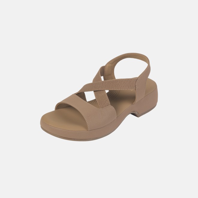 Mochi Women Beige Casual Sandals (SKU: 33-1237-20-37)