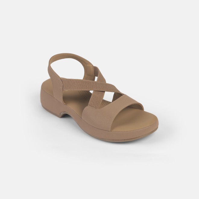 Mochi Women Beige Casual Sandals (SKU: 33-1237-20-37)