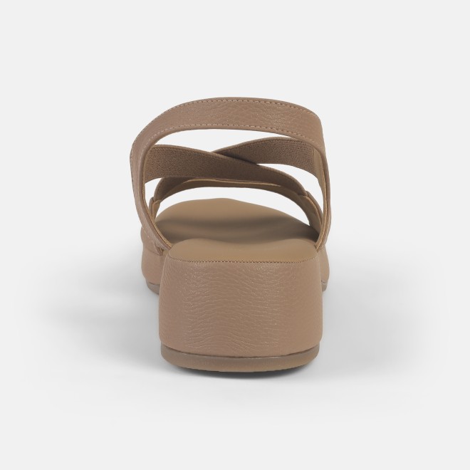 Mochi Women Beige Casual Sandals (SKU: 33-1237-20-37)
