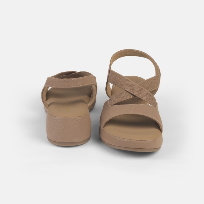 Mochi Women Beige Casual Sandals (SKU: 33-1237-20-37)