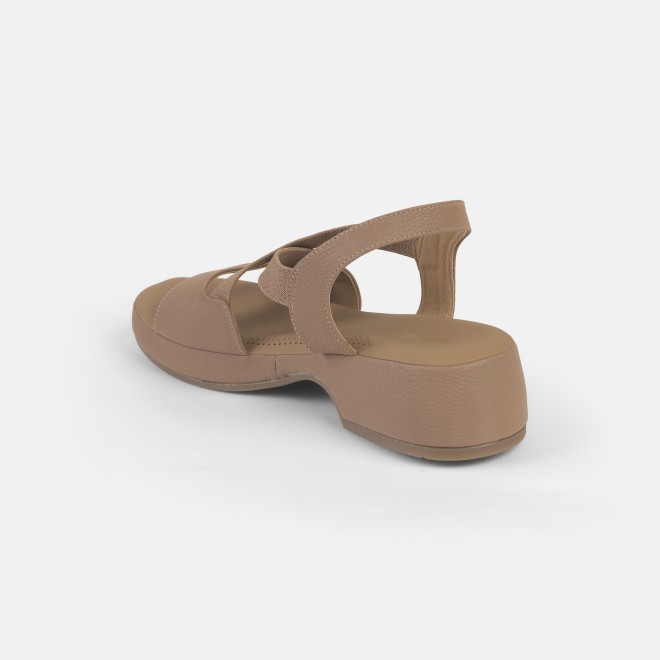 Mochi Women Beige Casual Sandals (SKU: 33-1237-20-37)