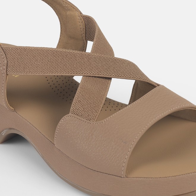 Mochi Women Beige Casual Sandals (SKU: 33-1237-20-37)