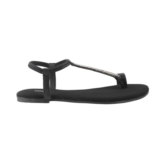 Mochi Women Black Casual Sandals (SKU: 33-1241-11-36)