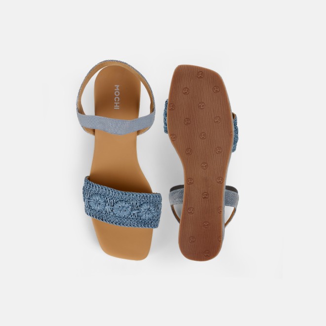Mochi Women Blue Casual Sandals (SKU: 33-1255-45-36)