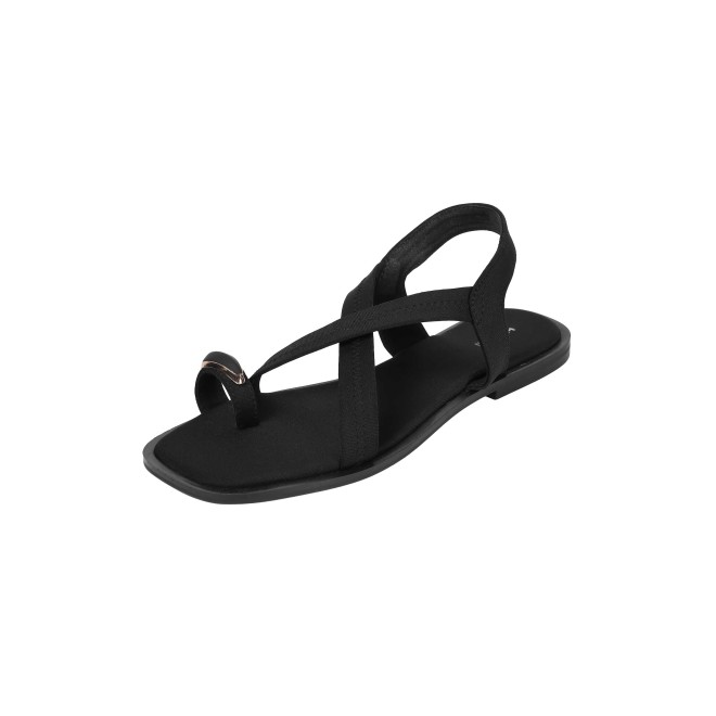 Mochi Women Black Casual Sandals (SKU: 33-1256-11-36)