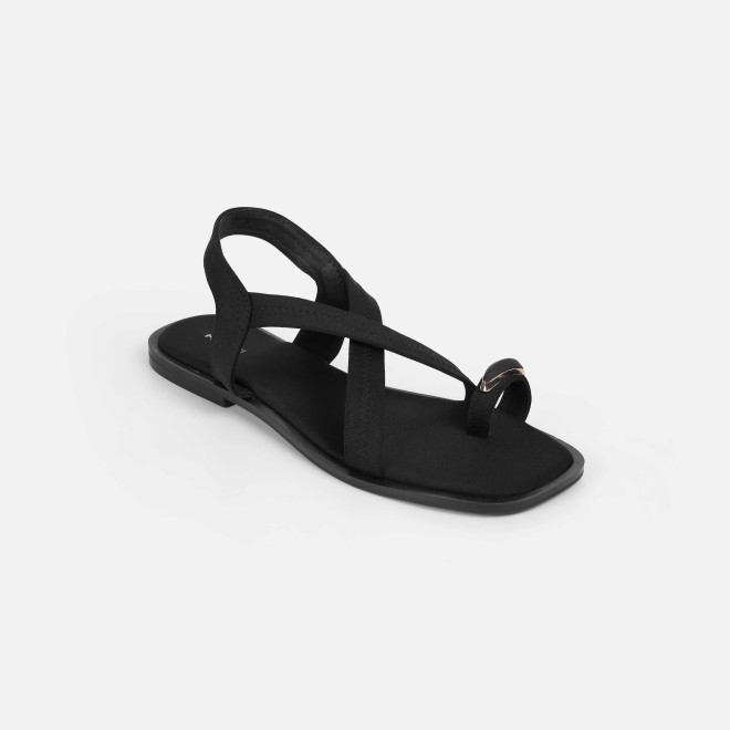 Mochi Women Black Casual Sandals (SKU: 33-1256-11-36)