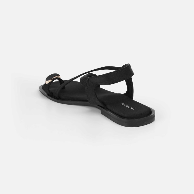 Mochi Women Black Casual Sandals (SKU: 33-1256-11-36)