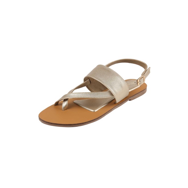 Mochi Women Gold Casual Sandals (SKU: 33-1260-15-36)