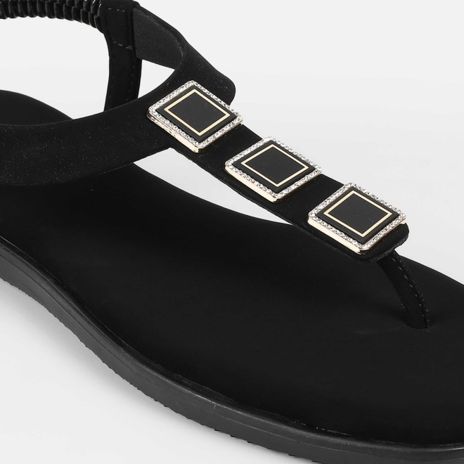 Mochi Women Black Casual Sandals (SKU: 33-1286-11-36)