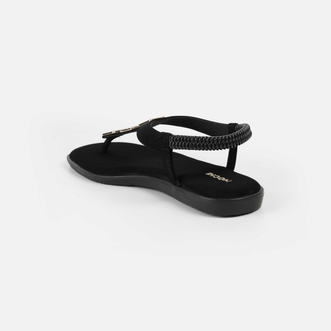 Mochi Women Black Casual Sandals (SKU: 33-1286L-11-42)