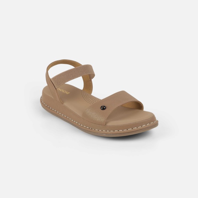 Mochi Women Beige Casual Sandals (SKU: 33-1291-20-39)
