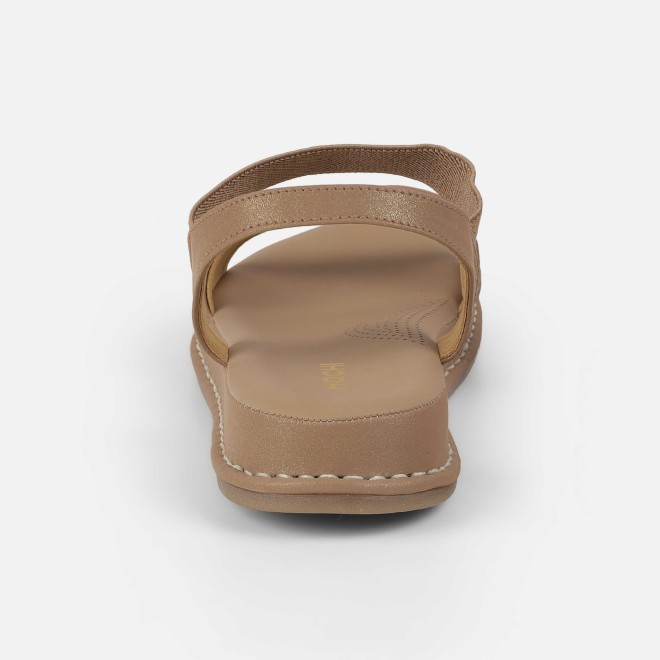Mochi Women Beige Casual Sandals (SKU: 33-1291-20-39)