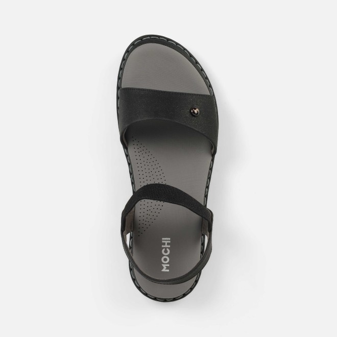 Mochi Women Black Casual Sandals (SKU: 33-1291-11-36)