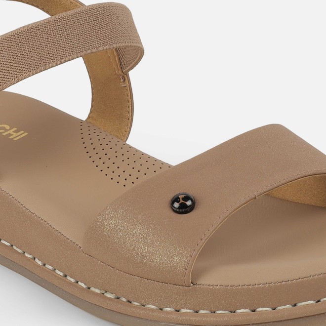 Mochi Women Beige Casual Sandals (SKU: 33-1291-20-39)