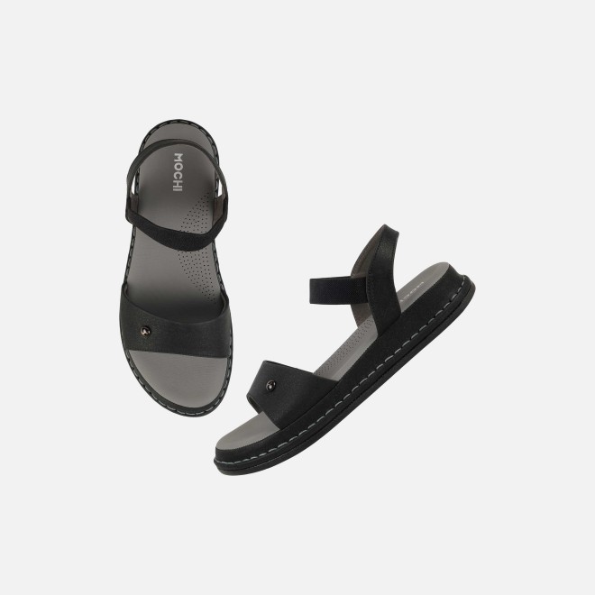 Mochi Women Black Casual Sandals (SKU: 33-1291-11-36)