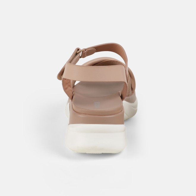 Mochi Women Tan Casual Sandals (SKU: 33-1295-23-36)