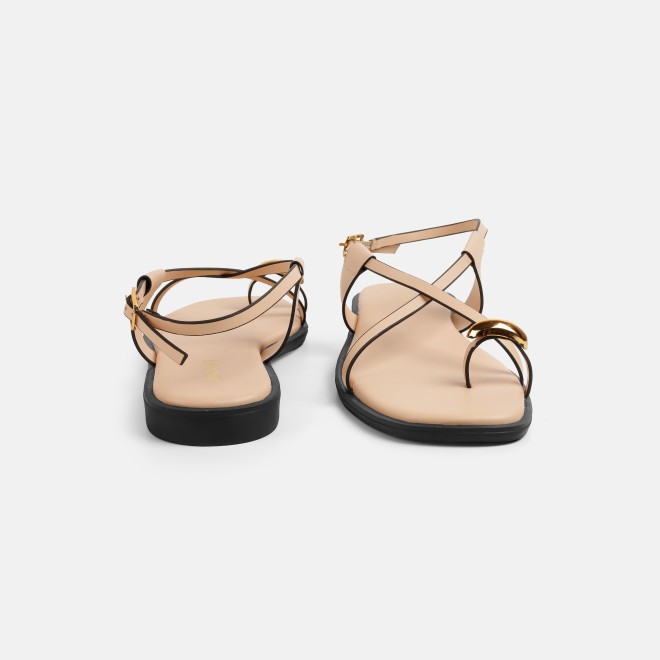 Mochi Women Beige Casual Sandals (SKU: 33-1299L-20-42)