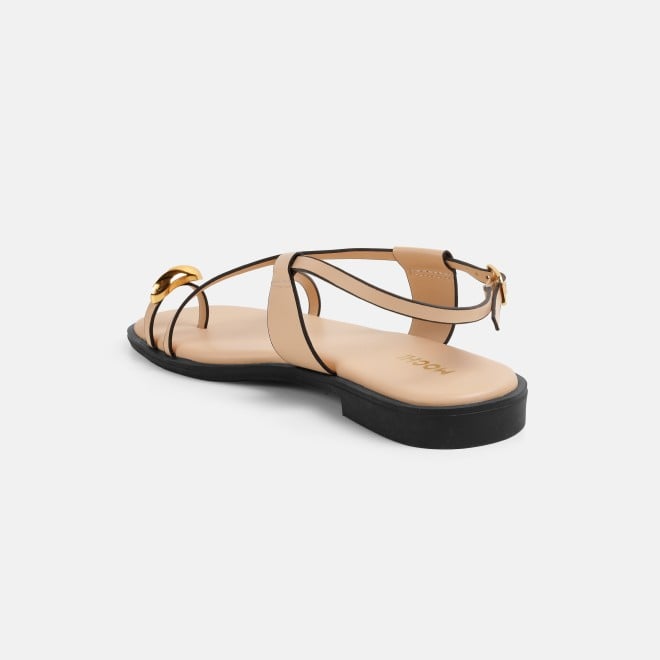 Mochi Women Beige Casual Sandals (SKU: 33-1299L-20-42)