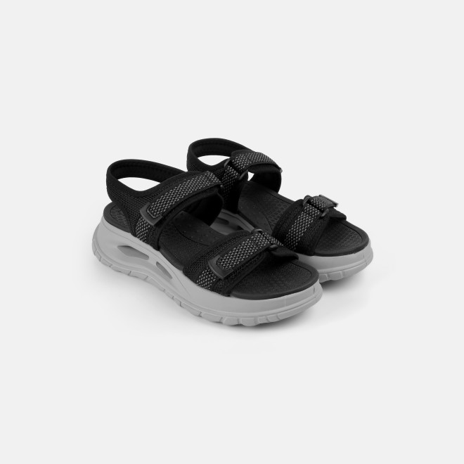 Mochi Women Black Casual Sandals (SKU: 33-1307-11-38)