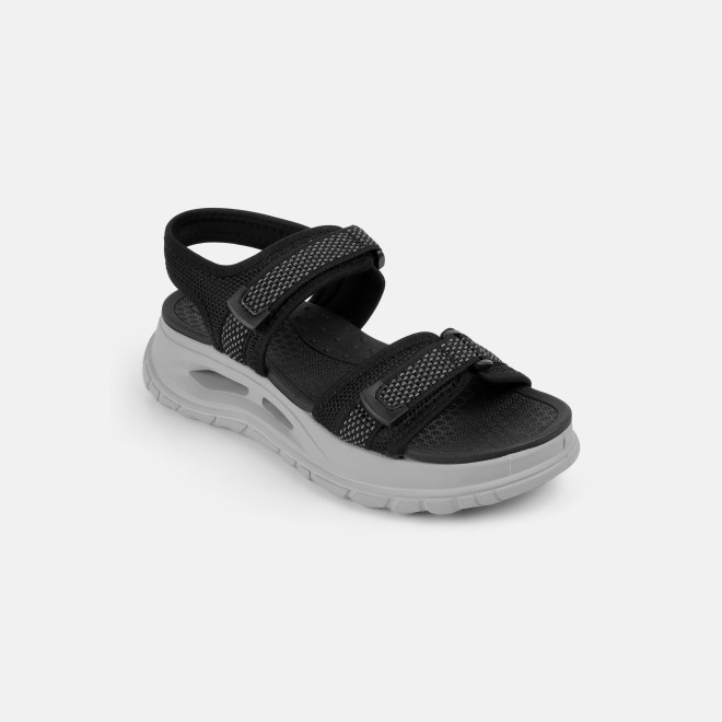 Mochi Women Black Casual Sandals (SKU: 33-1307-11-38)