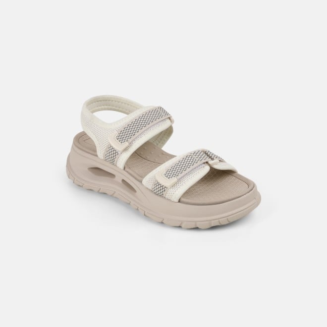 Mochi Women Beige-red Casual Sandals (SKU: 33-1307-89-36)