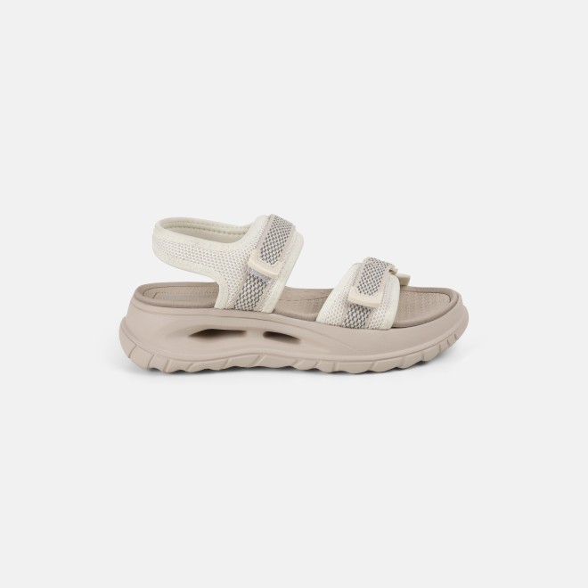 Mochi Women Beige-red Casual Sandals (SKU: 33-1307-89-36)
