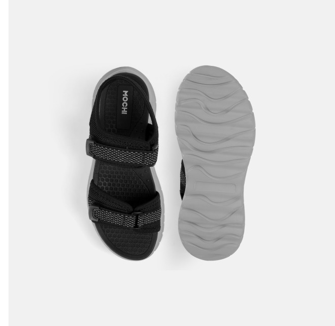 Mochi Women Black Casual Sandals (SKU: 33-1307-11-38)