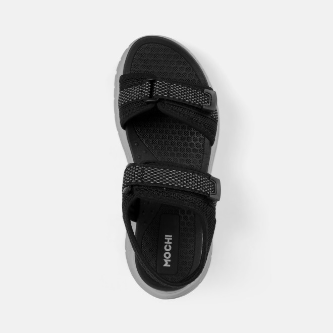 Mochi Women Black Casual Sandals (SKU: 33-1307-11-38)