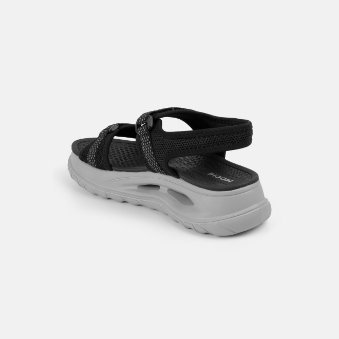 Mochi Women Black Casual Sandals (SKU: 33-1307-11-38)